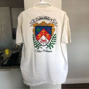 1990s Vintage Single Stitched Cajun Polo New Orleans Tee